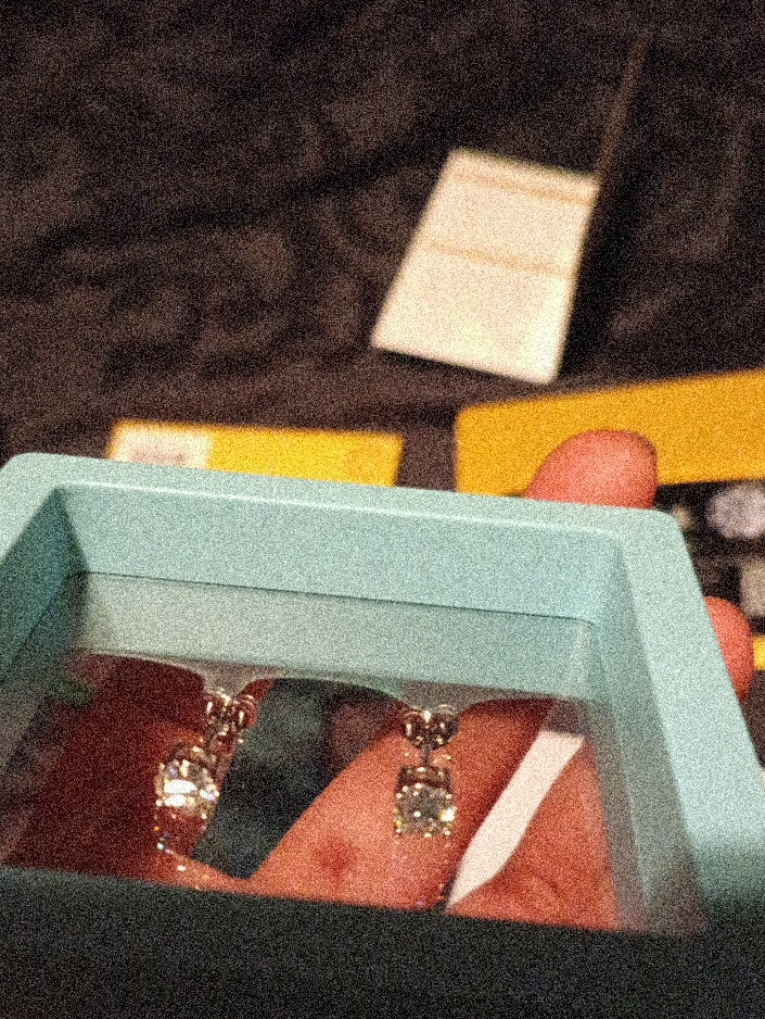 Real Moissanite Earings With Certificates